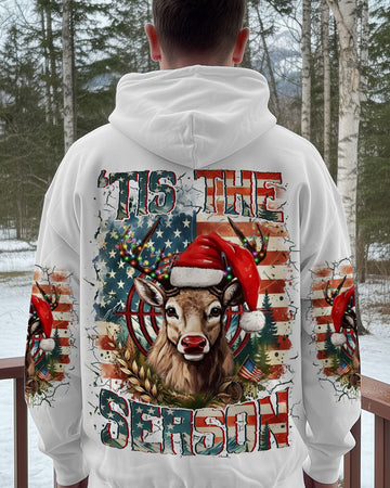 Maxcorners ’Tis The Season Christmas Hunting Deer All Over Print LM1601