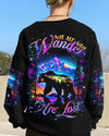 Maxcorners Not All Who Wander Are Lost Bear Colorful All Over Print LM2101