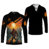 Maxcorners Bassquatch Bigfoot Fishing SPF Long Sleeve Shirts, Fishing Shirts For Men, Funny Fishing Shirt, Fisherman Gift