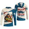 Maxcorners Bassquatch Mine's So Big I Have To Use Two Hands Patriotic Fishing Shirt, Funny Fishing Shirt