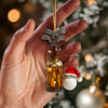 Maxcorners Personalized Cute Red Bowling Ornament Christmas Gift for Bowling Lover MT1611