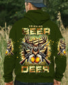 Maxcorners Drinking Beer And Shooting Deer Hunting All Over Print LM1601