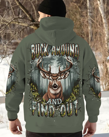 Maxcorners Buck Around And Find Out Deer Hunting All Over Print LM1601
