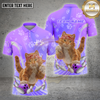 Maxcorners Cat Bowling Shirt Cute Bandana Kitten Multiple Options Personalized Name, Team Name 3D Shirt