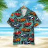 Maxcorners Personalized Classic Car Hawaiian Shirt, Tropical Beach Custom Photo Car Aloha Shirts (Up to 5 photos)