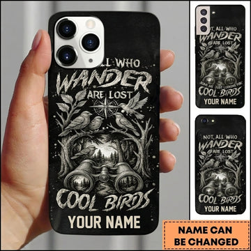 Maxcorners Hunting Cool Boys Deer Forest Gray Camo Personalized Name 3D Phone Case