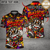 Maxcorners Darts Cartoon Bull & Bullseye Crew Graphic Multicolor Customized Name, Team Name 3D Shirts