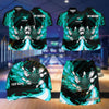 Maxcorners Bowling Flaming Bowling Ball And Pins Design Personalized Team Sportswear Set - Polo Shirt, Cap & Skorts