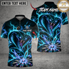 Maxcorners Darts Cobra & Electric Dartboard Graphic Multicolor Customized Name, Team Name 3D Shirts