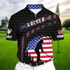 Max Corner Pride Premium Super Cool US Golfer, Golf Polo Shirts Multicolor Custom Name