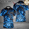 Maxcorners Darts Eagle Head & Explosive Target Graphic Multicolor Customized Name, Team Name 3D Shirts