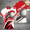 Maxcorners Golf Dancing Strike Personalized Name, Team Name 3D Shirt (4 Colors)