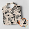 Maxcorners Minimalist Botanical Disc Golf Polo Shirt, Ladies Golf Shirts, Women’s Golf Apparel LM1507