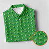Maxcorners Funny Id Tap That Golf Ball Pattern Golf Shirt, Womens Golf Tops, Golf Polo For Women LM1507