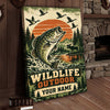 Maxcorners Wildlife Outdoor Autumn Multi Game Hunting Personalized Canvas Wall Art