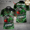 Maxcorners Bowling & Pins Thunder Werewolf Customized Name, Team Name 3D Shirt (6 Colors)