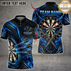 Maxcorners Darts Matrix Cyber Lines Smoke Energy Flying Darts Target Board Graphic Multicolor Customized Name, Team Name 3D Shirts