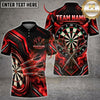 Maxcorners Darts Matrix Cyber Lines Smoke Energy Flying Darts Target Board Graphic Multicolor Customized Name, Team Name 3D Shirts