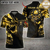 Maxcorners Golden Darts Skull Lightning Shattered Dartboard Multiple Options Personalized Name, Team Name 3D Shirt
