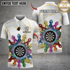 Maxcorners Darts Awareness Ribbons Black And White Personalized Shirt (2 Colors)