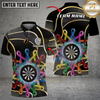 Maxcorners Darts Awareness Ribbons Black And White Personalized Shirt (2 Colors)