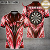Maxcorners Darts Ice Crystal Frost Energy Rays Flying Darts Target Board Graphic Multicolor Customized Name, Team Name 3D Shirts