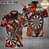 Maxcorners Darts Vivid Paint Splatter Crown Graffiti Flying Darts Target Board Graphic Multicolor Customized Name, Team Name 3D Shirts