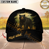 Maxcorners Black Hunter Personalized Name Cap