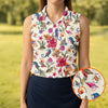 Maxcorners Marine Life Coral Reef Pattern Golf Shirt, Women's Golf Shirt, Hawaiian Golf Shirt, Golf Polo For Women LM1507