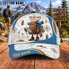 Maxcorners Hiking Backpack Camping Gear Mountain Adventure Personalized Name 3D Cap