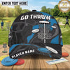 (8 Colors) Maxcorners Disc Golf Go Throw Chain Basket & Flying Discs Personalized Name 3D Cap LM3009