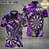 Maxcorners Darts Vivid Paint Splatter Crown Graffiti Flying Darts Target Board Graphic Multicolor Customized Name, Team Name 3D Shirts