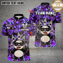 Maxcorners Darts Panda Cool Graffiti Style Multicolor Customized Name, Team Name 3D Shirts
