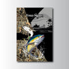 Maxcorners Tuna Fishing Dynamic Splash Camo Art Personalized Name 3D Poster