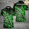 Maxcorners Darts Dartboard & Fiery Dart Graphic Multicolor Customized Name, Team Name 3D Shirts
