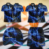 Maxcorners Darts Lightning Dartboard Design Personalized Team Sportswear Set - Polo Shirt, Cap & Skorts