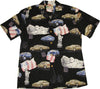 Maxcorners Personalized "Saturn Men's Paradise Found" Hawaiian Shirt, Custom Photo Car Aloha S