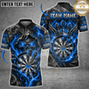 Maxcorners Darts Skull & Crossed Darts Graphic Multicolor Customized Name, Team Name 3D Shirts