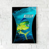 Maxcorners Mahi Mahi Fishing Deep Sea Glow Art Personalized Name 3D Poster