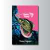Maxcorners Crappie Fishing Hook Strike Art Personalized Name 3D Poster