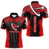 Maxcorners Red Darts Shirt With Claw Mark Design - Custom Team & Name Shirt For Men LM2404
