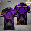 Maxcorners Spider-Themed 8 Pool Billiard Jersey Multicolor Options Personalized Name, Team Name 3D Polo Shirt