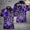 Maxcorners Darts Skull & Fiery Target Graphic Multicolor Customized Name, Team Name 3D Shirts