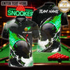 Maxcorners Billiard Apparel Badass Skull Player Multicolor Customized Name 3D Shirt