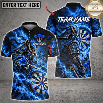 Maxcorners Darts Wolf & Lightning Dartboard Graphic Multicolor Customized Name, Team Name 3D Shirts