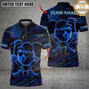 Maxcorners Golf Neon Funny Character Personalized Name, Team Name 3D Shirt (4 Colors)