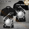 Maxcorners Golf Thunder Strike Down Personalized Name, Team Name 3D Shirt (6 Colors)