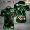 Maxcorners Billiards 8 Ball Thunder Midnight Reaper Pool Master Customized Name, Team Name 3D Shirt (6 Colors)