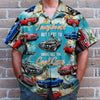 Maxcorners Personalized Classic Car Hawaiian Shirt, I May Be Old But I Got To Drive The Cool Cars, Custom Photo Car Aloha Shirts (Up to 5 photos)