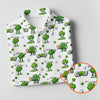 Maxcorners Three Leaf Clover Golf And Beer St Patrick's Day White Golf Shirt, Women's Golf Shirts, Ladies Golf Polos